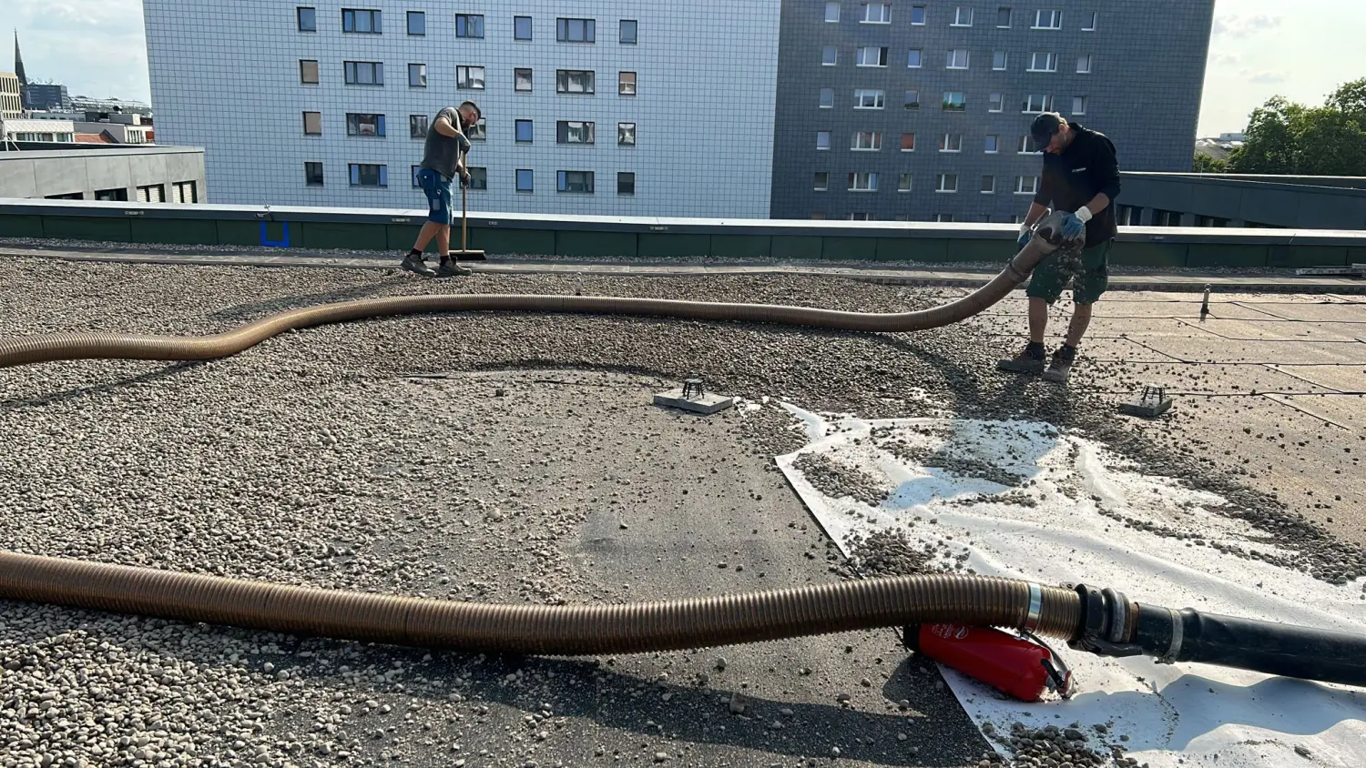 Botrans Flachdach, Bundesministerium für Digitales und Verkehr Gebäudedach Beton